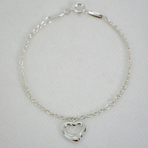 TIFFANY 925 open heart bracelet - Picture 2 of 7